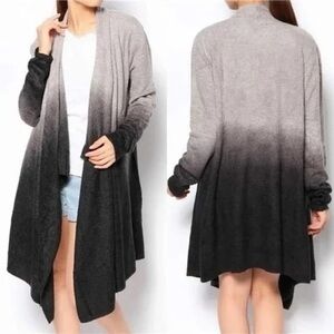 Barefoot Dreams Ombre Gray Cardigan